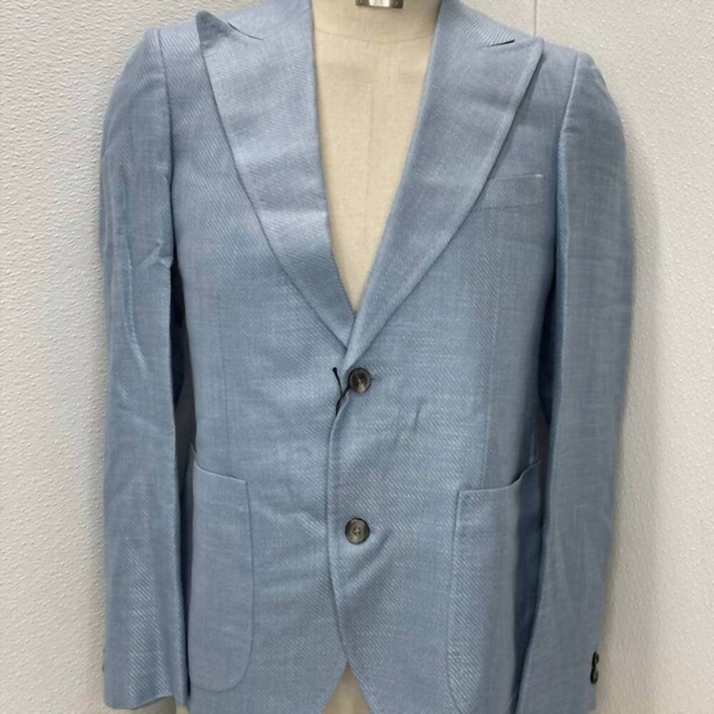 NEW EMPORIO ARMANI men's tailored blazer jacket in blue